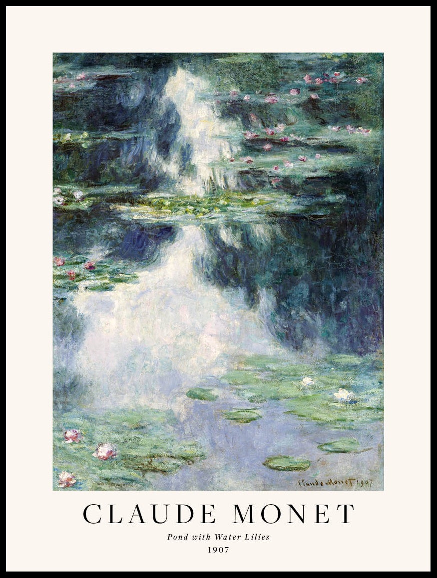 Water Lilies By Claude Monet Poster Posterton